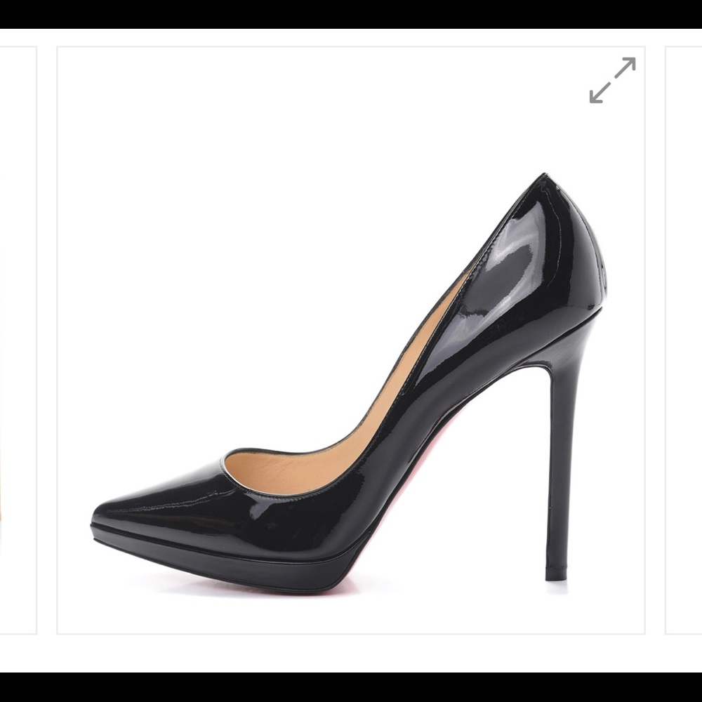 Christian Louboutin Patent Pigelle Plato 120 Pumps